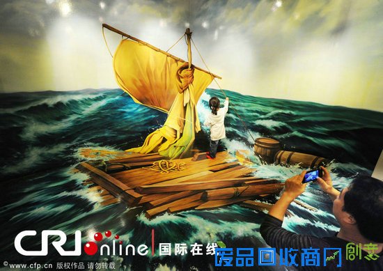 五一到上海3D魔幻趣味馆“受刺激”