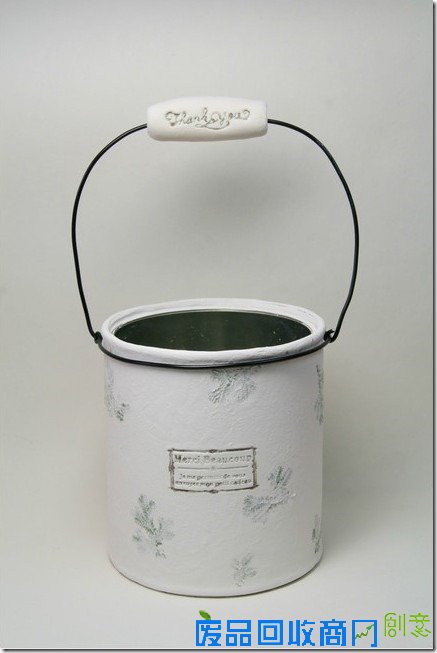 DIY奶铁罐花盆-手工花盆教程