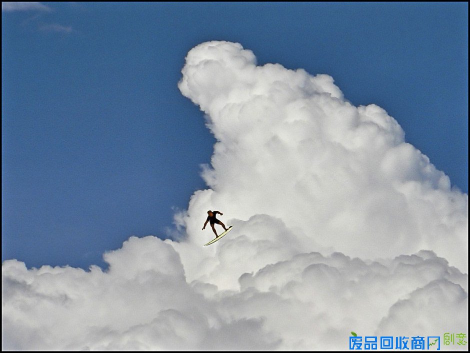 趣味创意摄影《在云上》