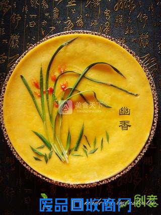 花样鸡蛋饼的做法步骤：6