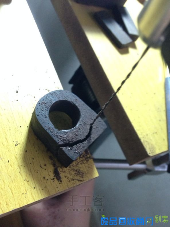 无机器制作紫檀木戒指基础教程
