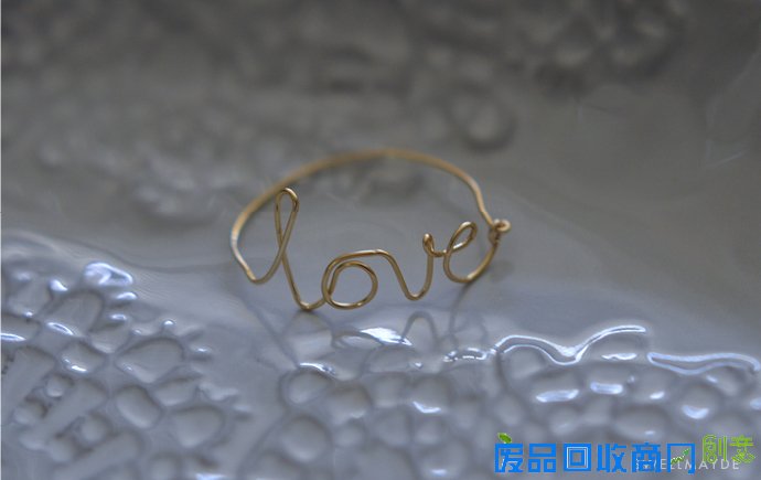 手工制作LOVE戒指DIY教程