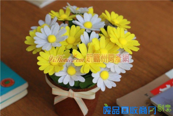 花满赣州劲嘉山与城 花景布艺盆栽DIY周末多彩来袭