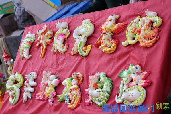 《十二生肖》面塑展示 杨志勇摄