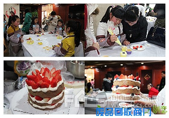 翰林世家元旦甜蜜蛋糕、插花DIY活动 人气爆棚