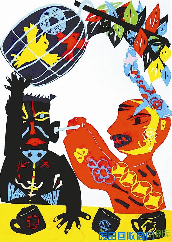 剪纸博物馆收藏孩子斑斓的童趣世界