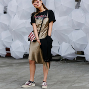 2016首尔时装周街拍集锦 学韩国欧尼用美搭撩男神