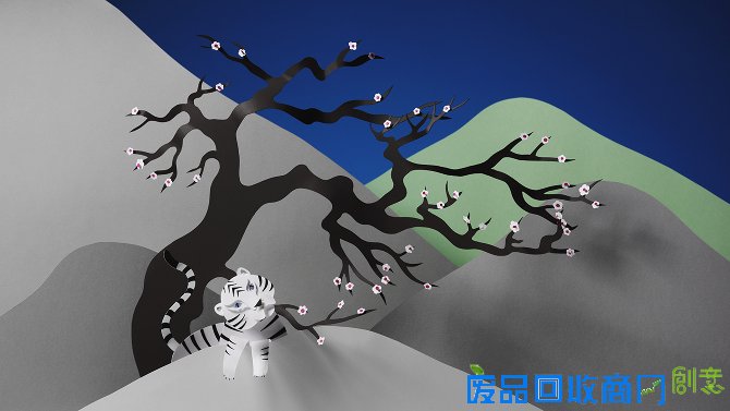 艺术品般的国外折纸、剪纸纸艺作品欣赏