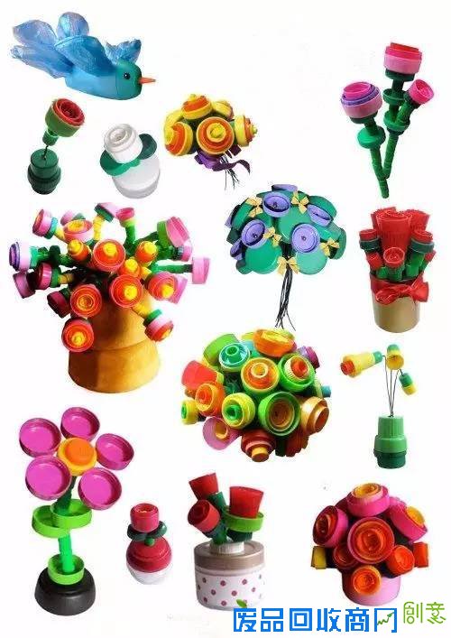 【创意手工】瓶盖这么用，孩子都笑开花了