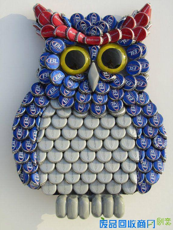 【创意手工】瓶盖这么用，孩子都笑开花了