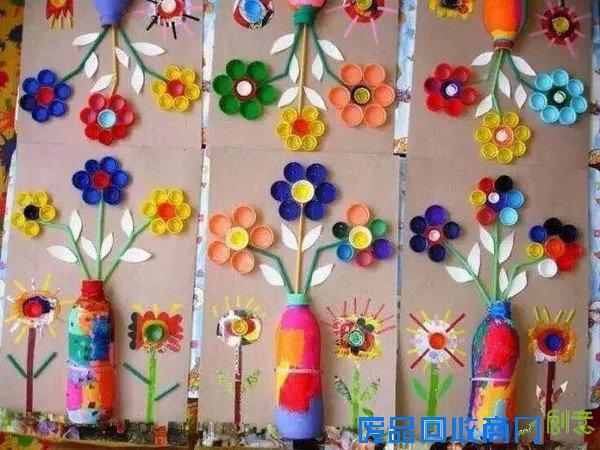 【创意手工】瓶盖这么用，孩子都笑开花了