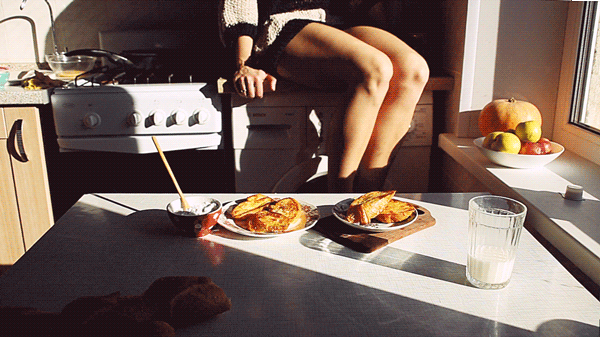 摄影 | 如果你一定要在饭前拍照，最好拍得像她一样美