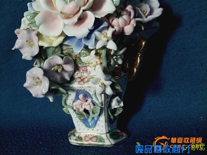 瓷塑精品--壁挂花篮(美全品)02