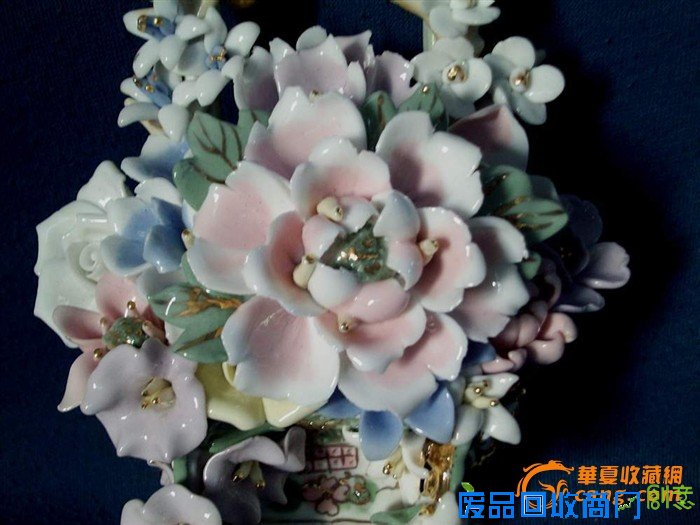 瓷塑精品--壁挂花篮(美全品)02