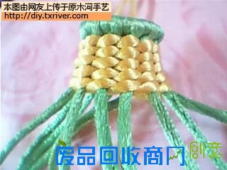 点击查看原图 儿童手工花篮制作步骤,绳编花篮的步骤 手工