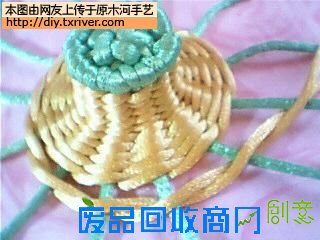点击查看原图 儿童手工花篮制作步骤,绳编花篮的步骤 手工