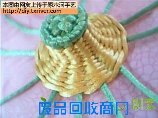 点击查看原图 儿童手工花篮制作步骤,绳编花篮的步骤 手工