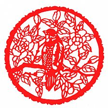 窗花剪纸图案大全之喜上眉梢喜鹊梅花精美剪纸创作