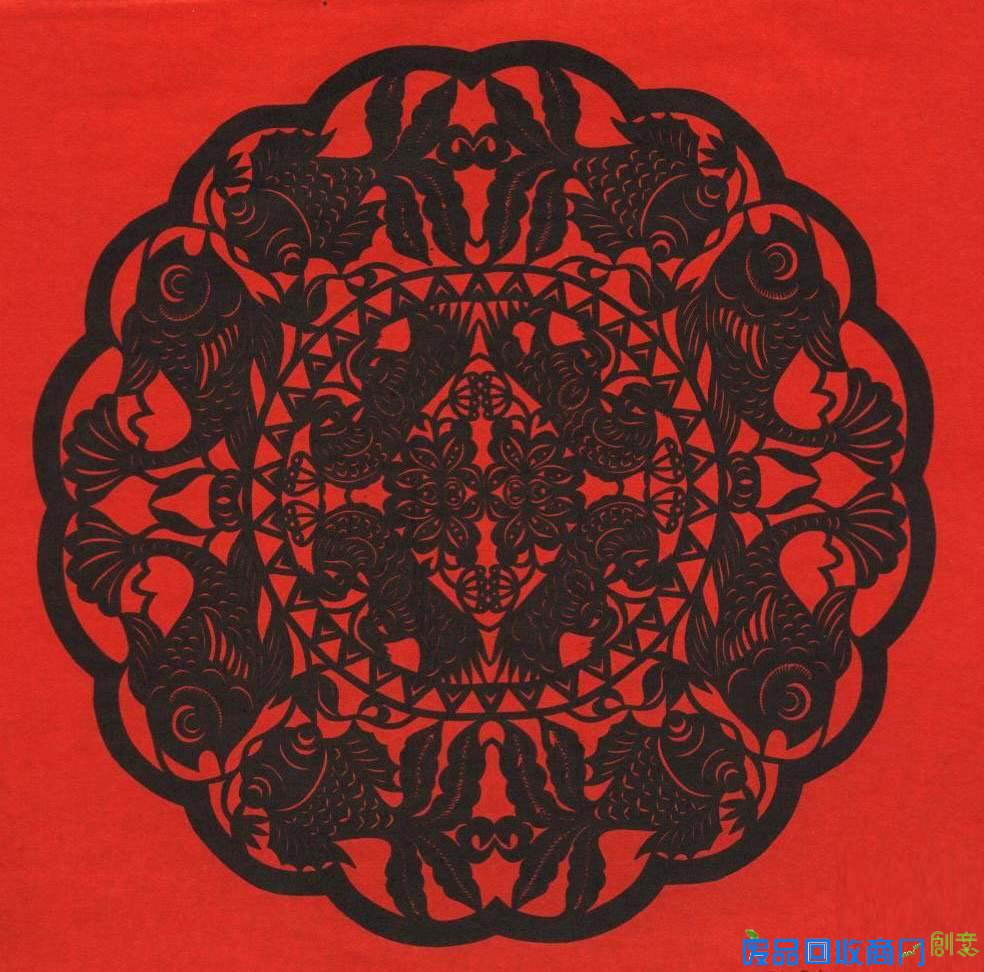 陕西团花剪纸艺术的魅力 团花剪纸欣赏-创意生