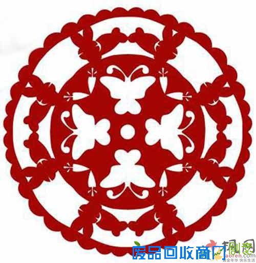 手工制作:窗花剪纸步骤_枫网