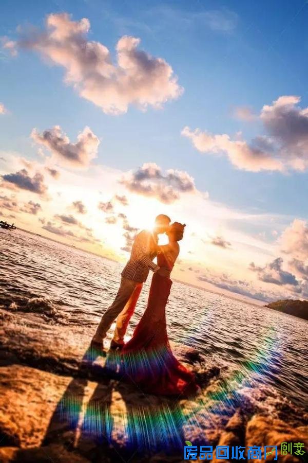 这样拍婚纱照究竟有多美？夕阳style婚纱照