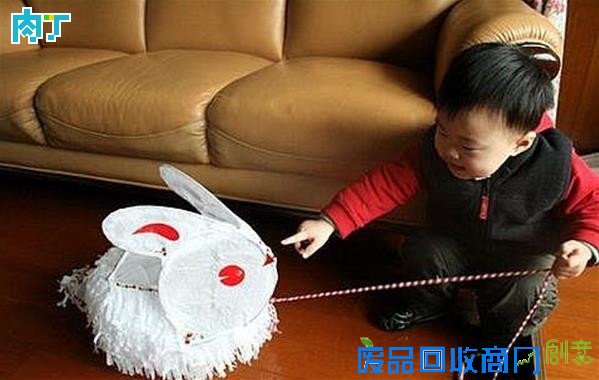 儿童花灯制作：兔子纸灯手工制作图解◆肉丁儿童网