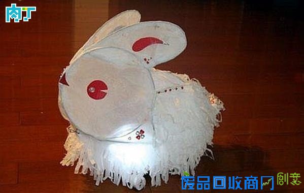 儿童花灯制作：兔子纸灯手工制作图解◆肉丁儿童网