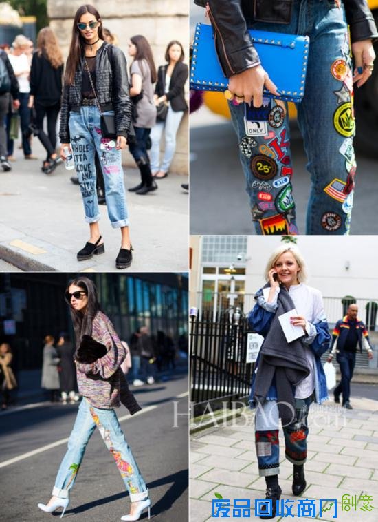 最IN装饰感牛仔裤又酷又Fun的DIY