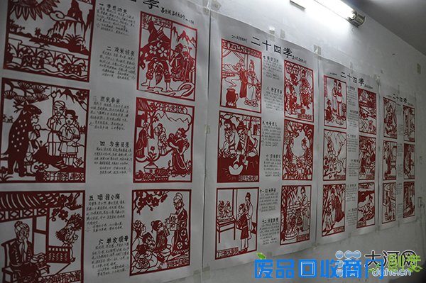 巧手剪出二十四孝图 弘扬孝亲文化