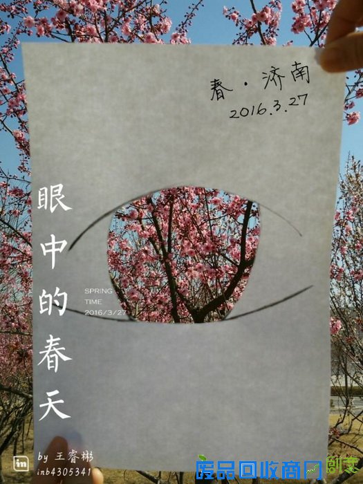 美得不要不要 济南泉城中学创意剪纸拍出别样春天