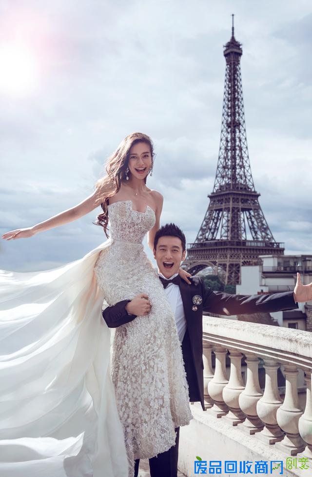 黄晓明Angelababy唯美婚纱照曝光 虐狗指数爆表