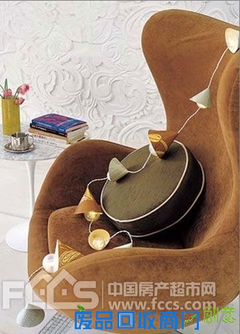 壁纸打造边角料变精美饰品