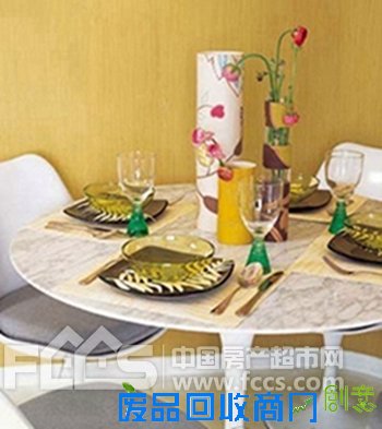 壁纸打造边角料变精美饰品
