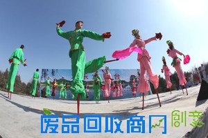 海城高跷秧歌图片