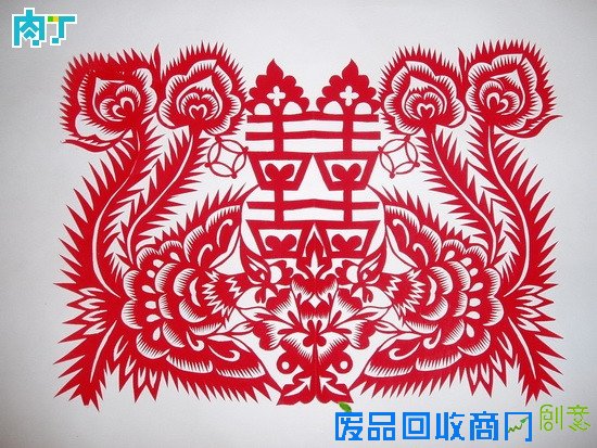 对称剪纸步骤教程及对称剪纸图案大全╭★肉丁网