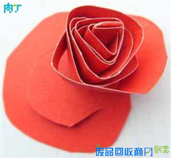 节日的礼物 简单卡纸手工制作花的方法图解◆肉丁儿童网