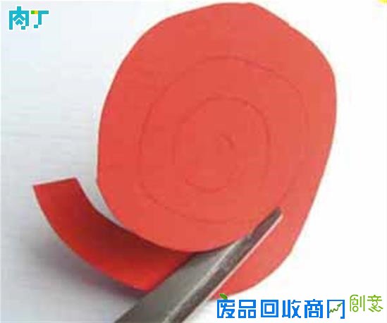 节日的礼物 简单卡纸手工制作花的方法图解◆肉丁儿童网