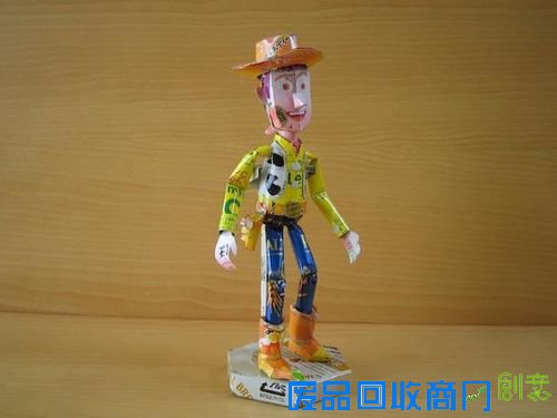 用旧易拉罐制作经典卡通人物，想学吗