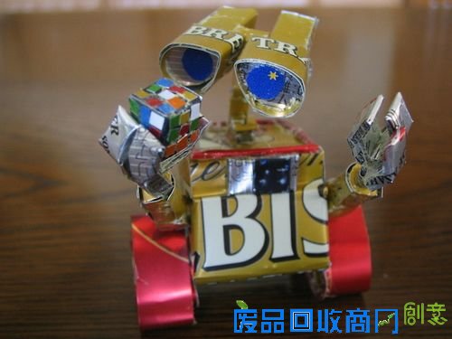 用旧易拉罐制作经典卡通人物，想学吗