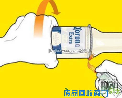 简单切割空瓶和DIY个性吊灯的方法
