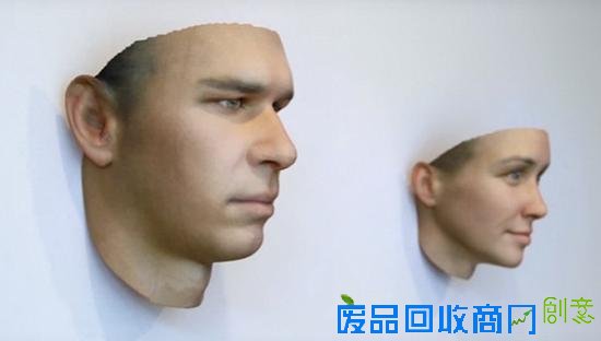 从口香糖和烟头提取DNA 艺术家造出仿生人面具