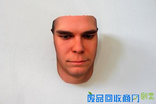 从口香糖和烟头提取DNA 艺术家造出仿生人面具