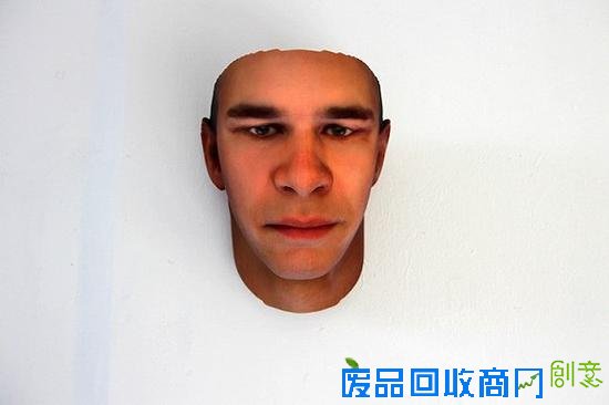 从口香糖和烟头提取DNA 艺术家造出仿生人面具