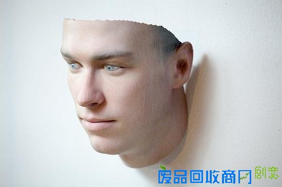 从口香糖和烟头提取DNA 艺术家造出仿生人面具