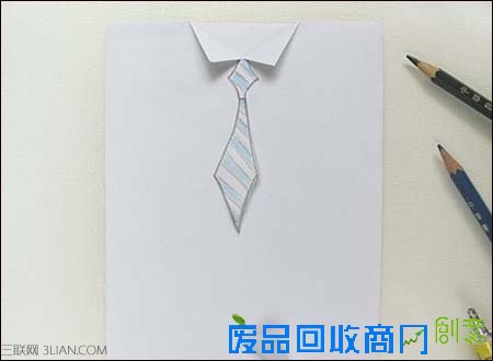 父亲节手工DIY创意衬衫贺卡2015