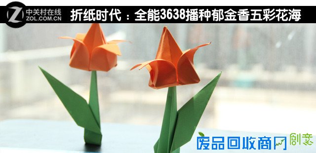 折纸时代：全能3638播种郁金香五彩花海 