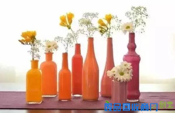 用完的玻璃瓶不要丢 超简易DIY上色成独特装饰