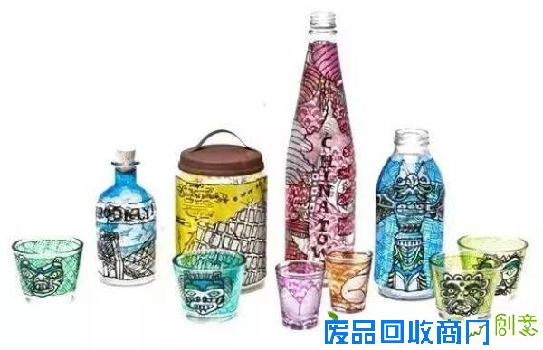 用完的玻璃瓶不要丢 超简易DIY上色成独特装饰