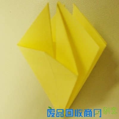 折纸花 美丽百合花折纸手工图解╭★肉丁网