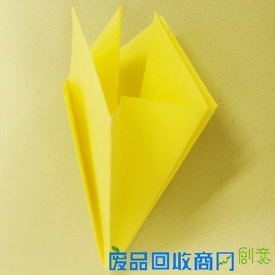 折纸花 美丽百合花折纸手工图解╭★肉丁网